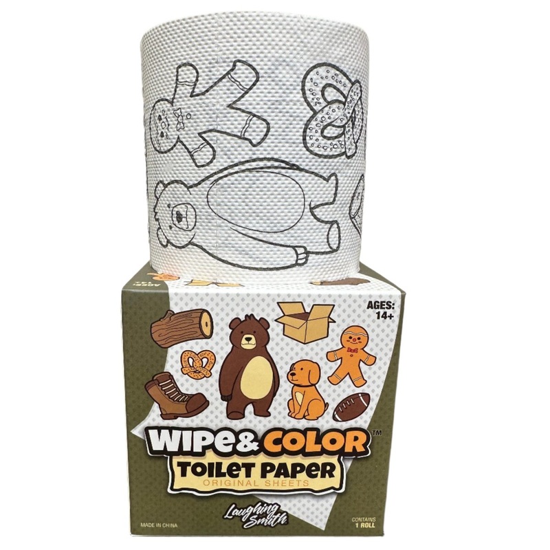 Funny Toilet Paper – Wipe & Color