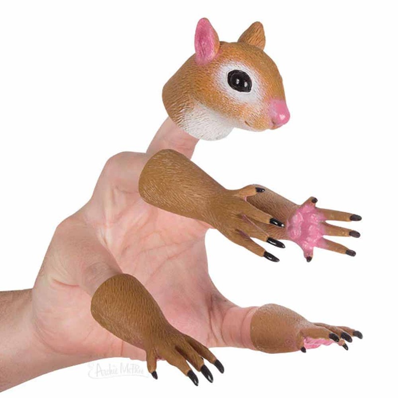 Handi Squirrel Finger Puppet