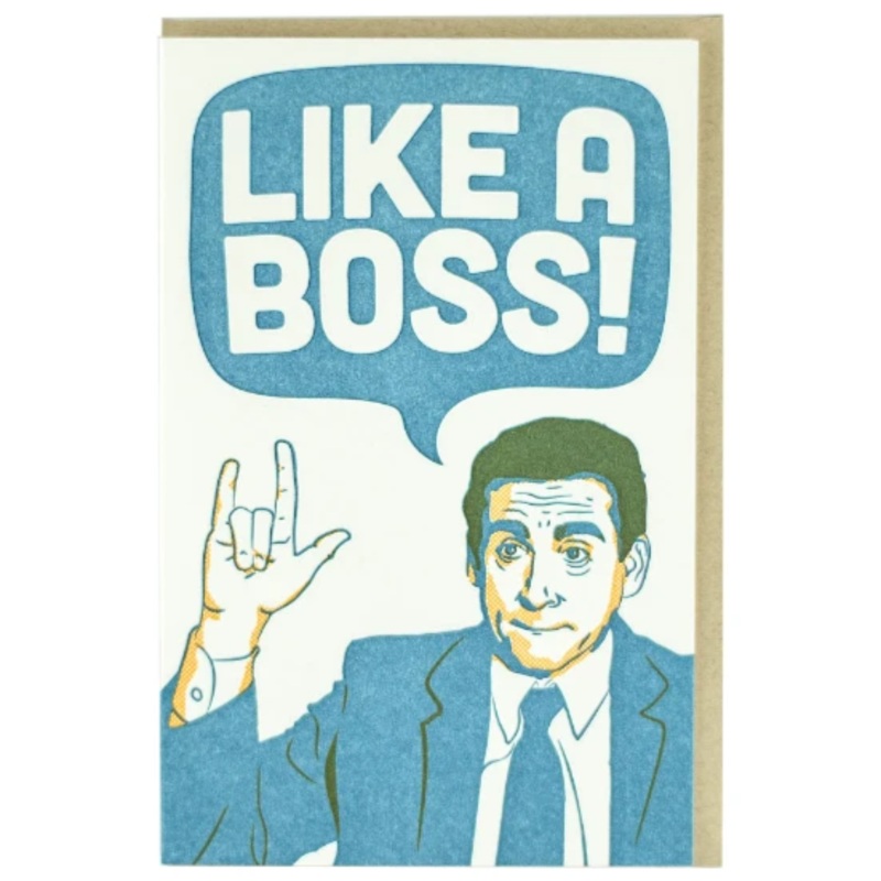 Like A Boss Card