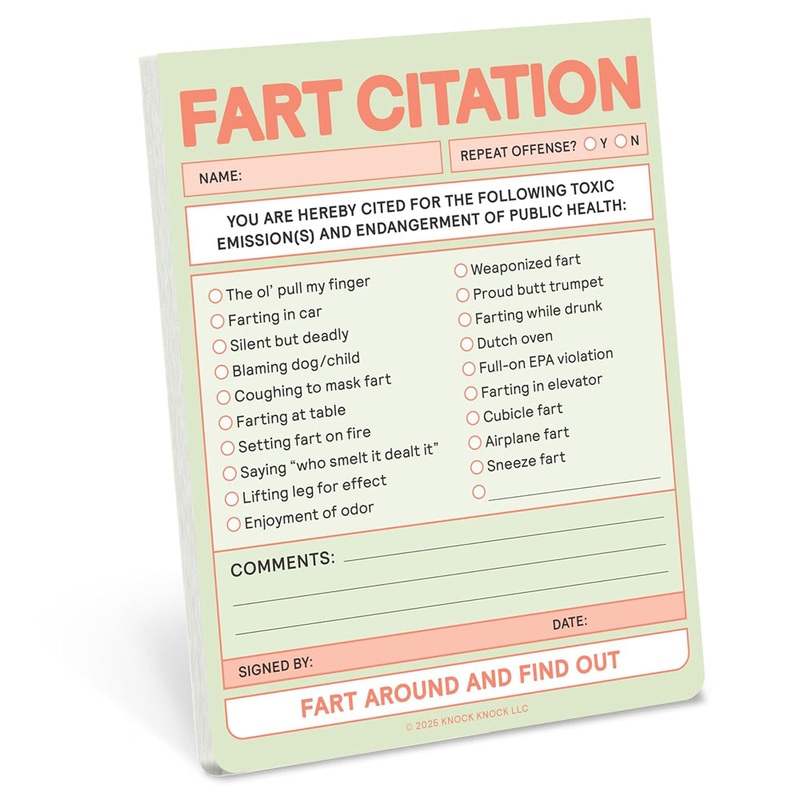 Fart Citation Nifty Note – Pastel