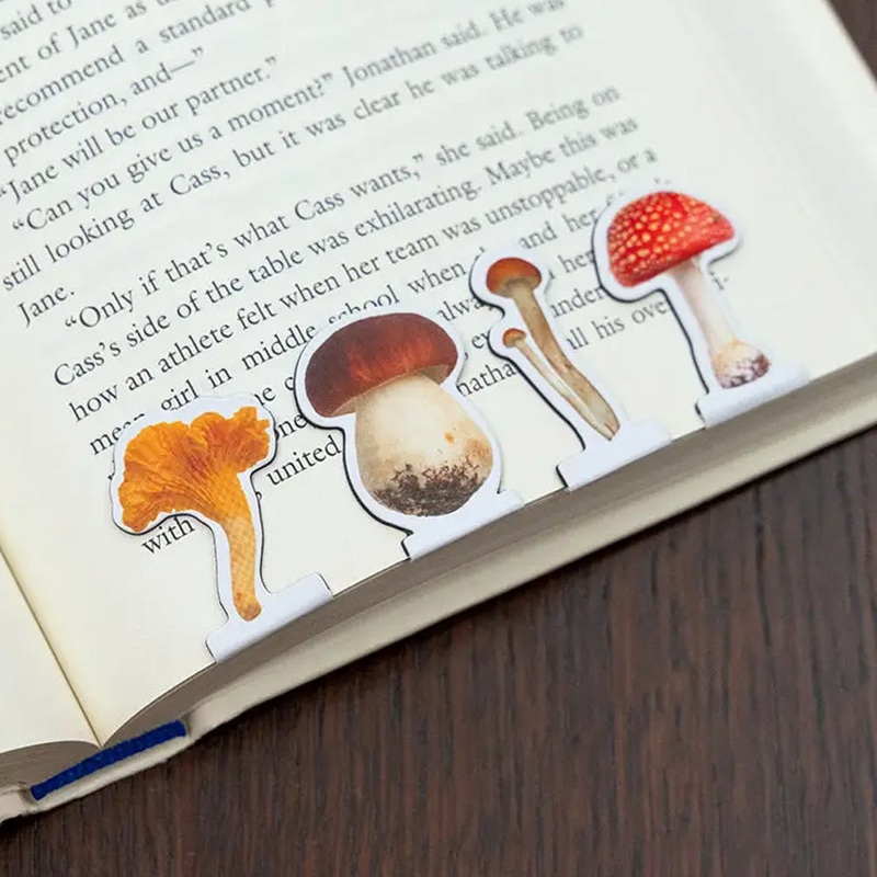 Mushroom Magnetic Bookmarks