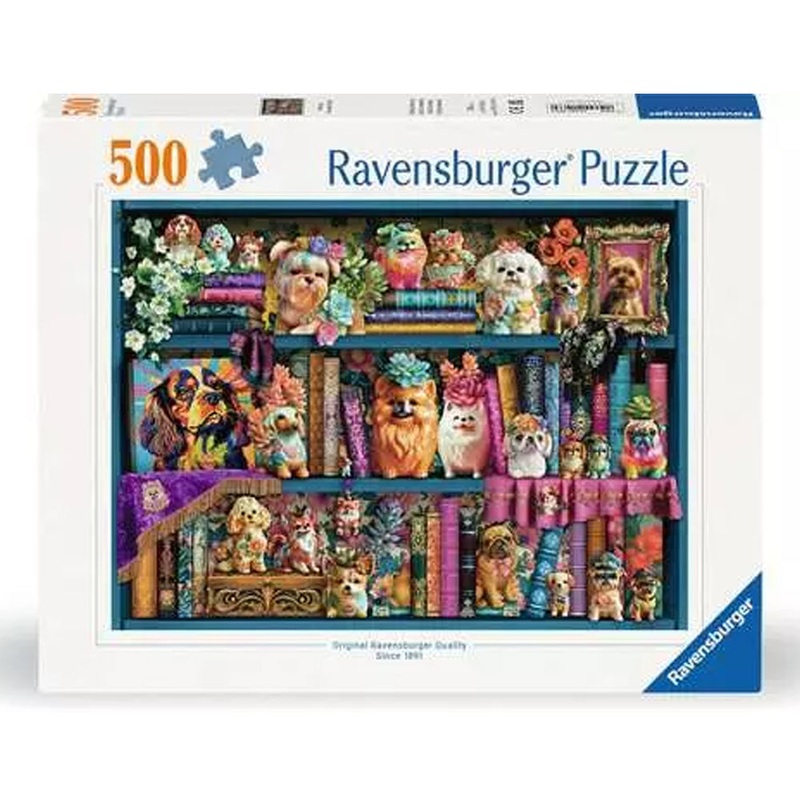 Ravensburger Precious Porcelain Pups 500 Pc Puzzle