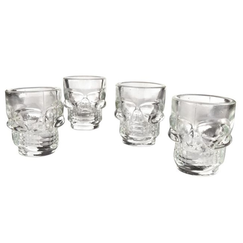 Skull Shot Glasses Set of 4