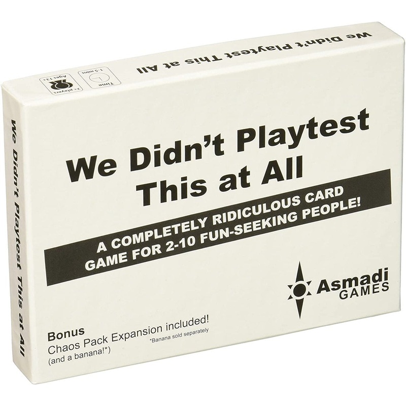 We Didn’t Playtest This at All