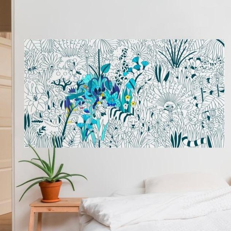 XXL Tropical REALLY big Rolled Coloring Poster