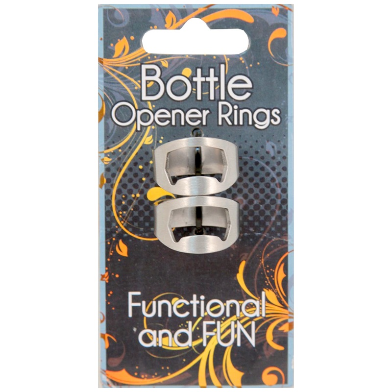 Beer Bottle Opener Ring – 2 pack