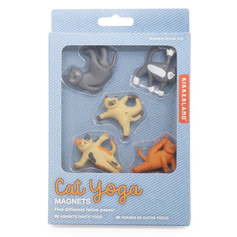 Cat Yoga Magnets