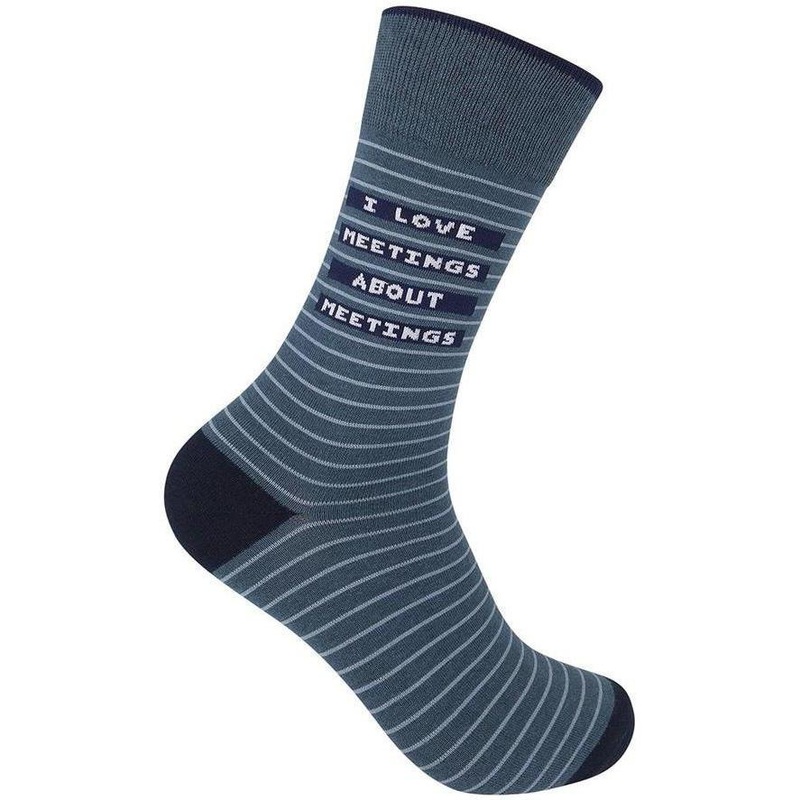 I love meetings about meetings Socks