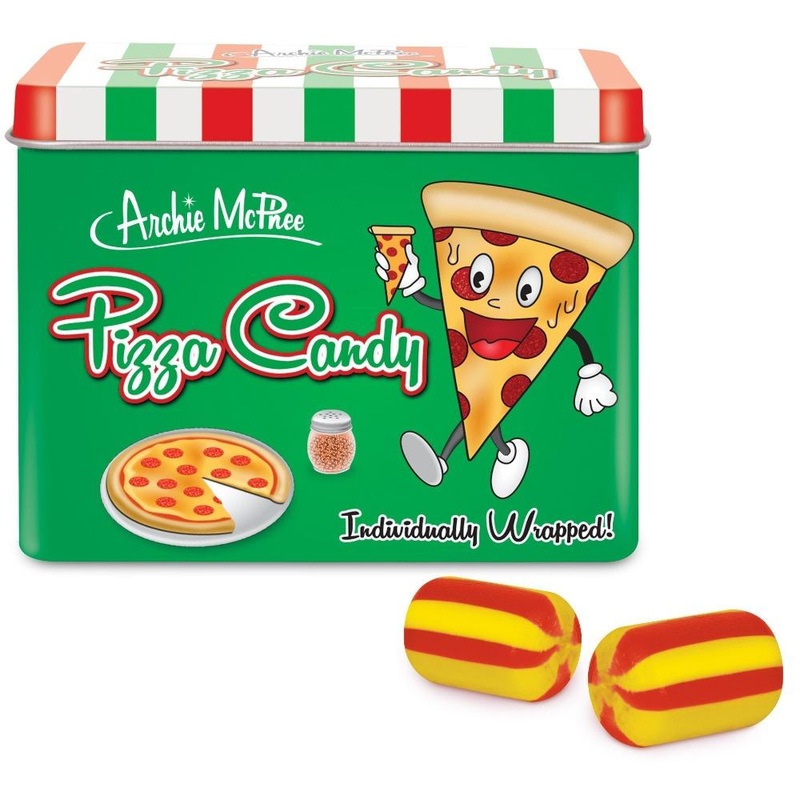 Pizza Candy in a tin