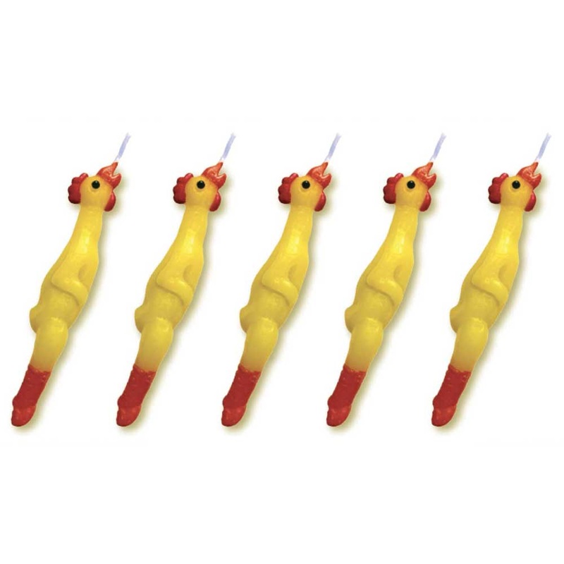 Rubber Chicken Candles