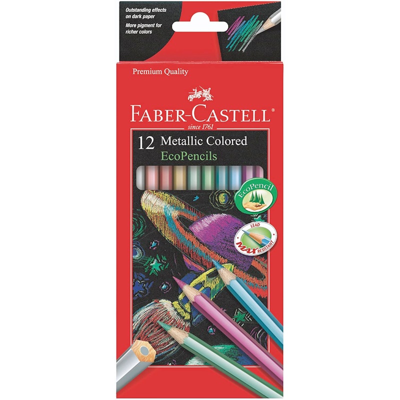 12ct Metallic Colored EcoPencils