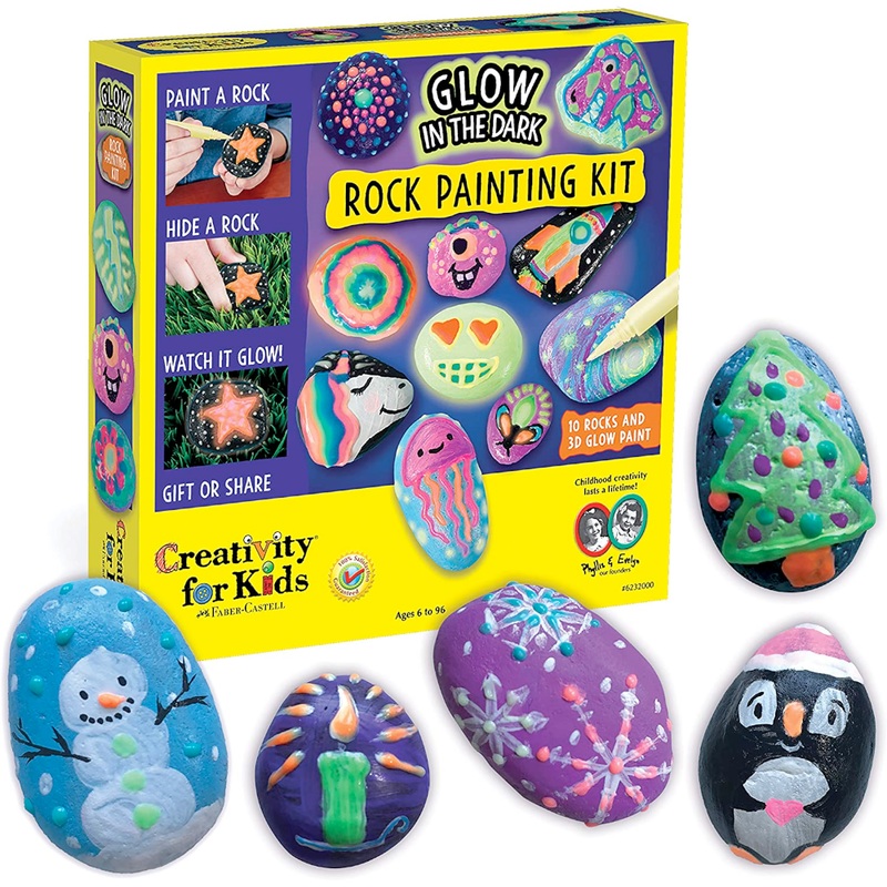 Glow in the Dark Rock Painting Kit