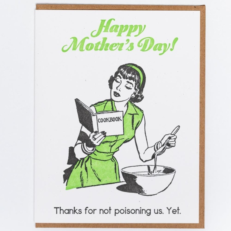 Mother’s Day Poison Letterpress Greeting Card