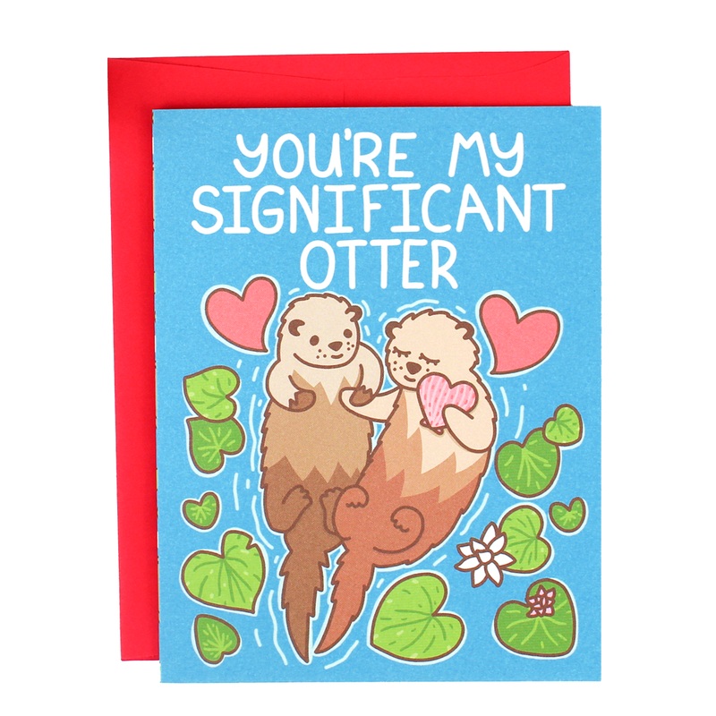 You’re My Significant Otter Love Card