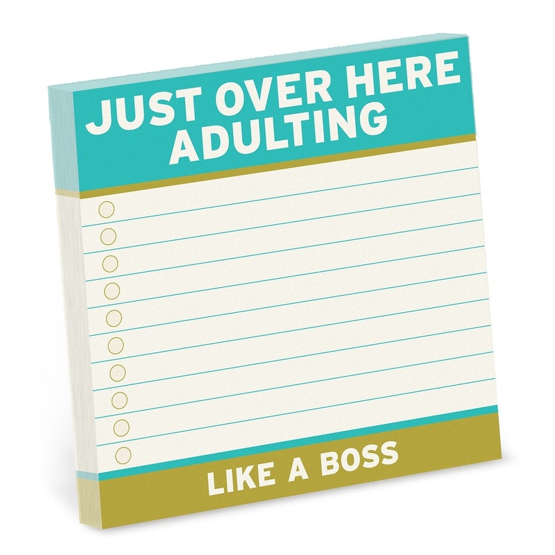 Just Adulting Sticky Notes-Large Sticky Notes