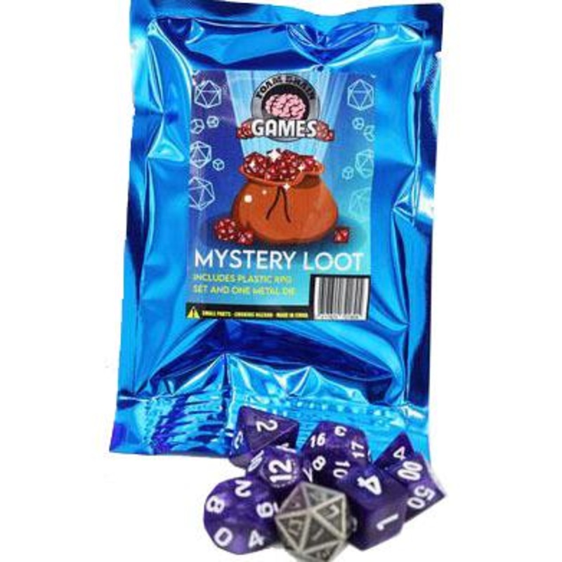 Mystery Loot: RPG Dice Set and Bonus Metal Die