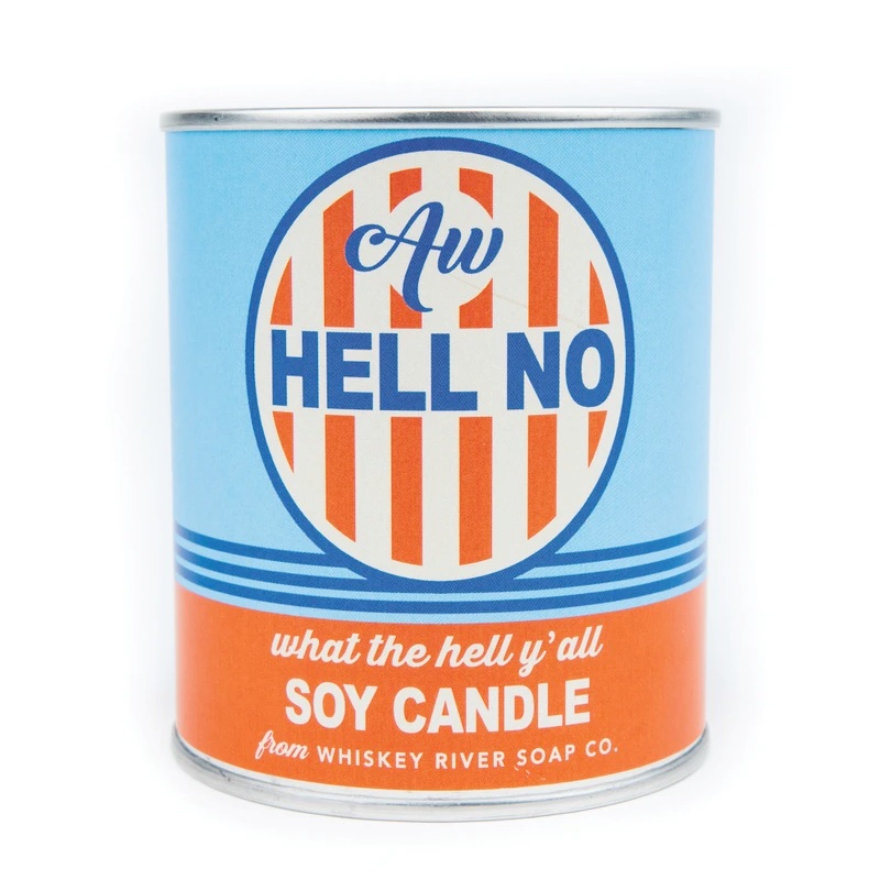 Aw hell No Paint Can Candle