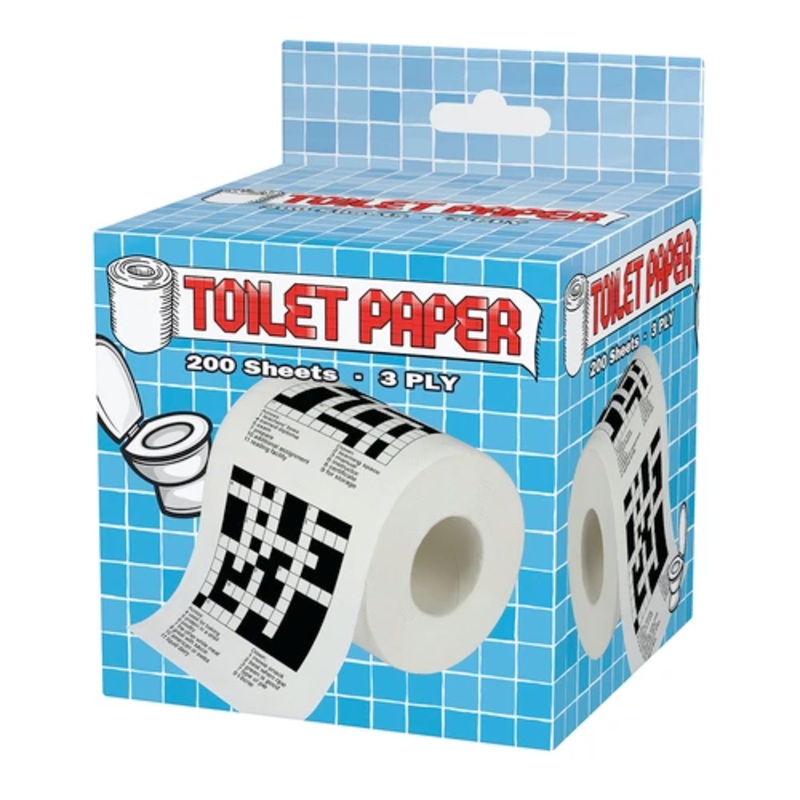 Crossword Toilet Paper