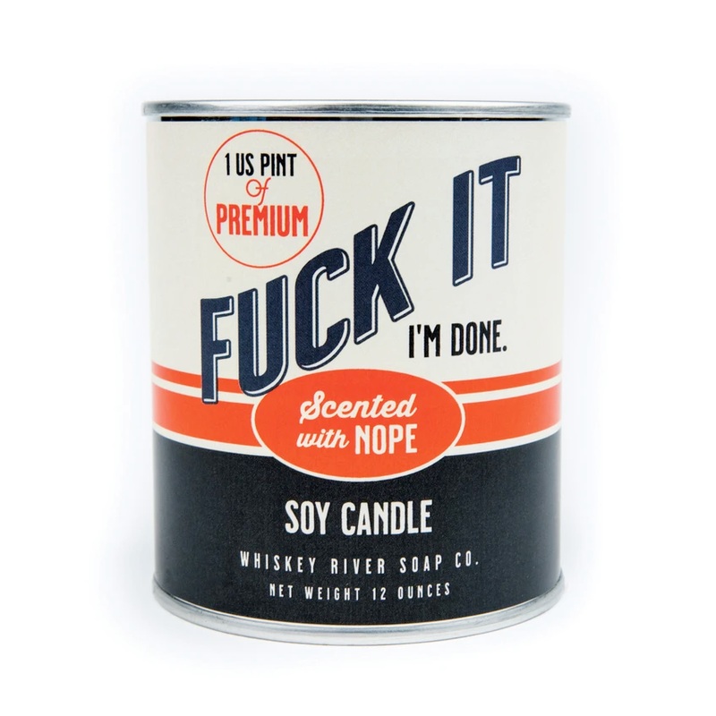 F-ck it I’m Done Paint Can Candle