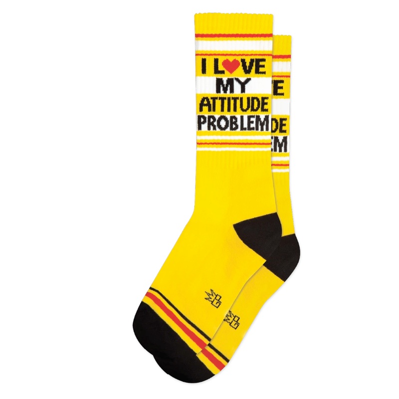 I Love My Attitude Problem Socks-