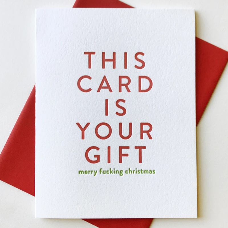 Merry Fing Christmas – Your Gift Card