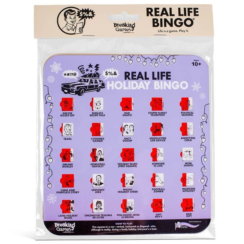 Real Life Holiday Bingo Game