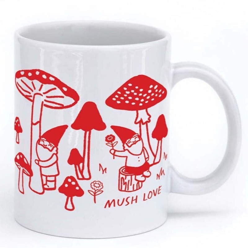 Gnome Mushroom Mug