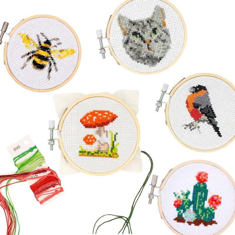 Mini Cross Stitch Kit