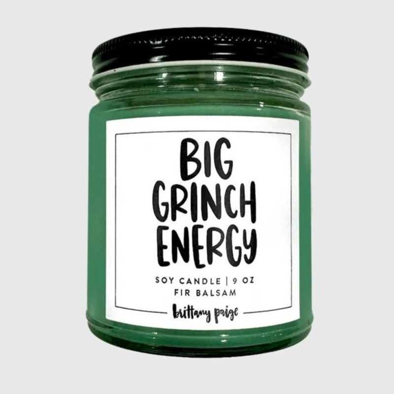 Big Grinch Energy Candle