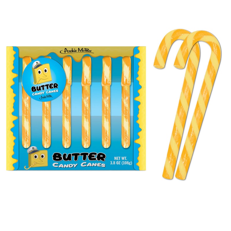 Butter Candy Canes – set of 6