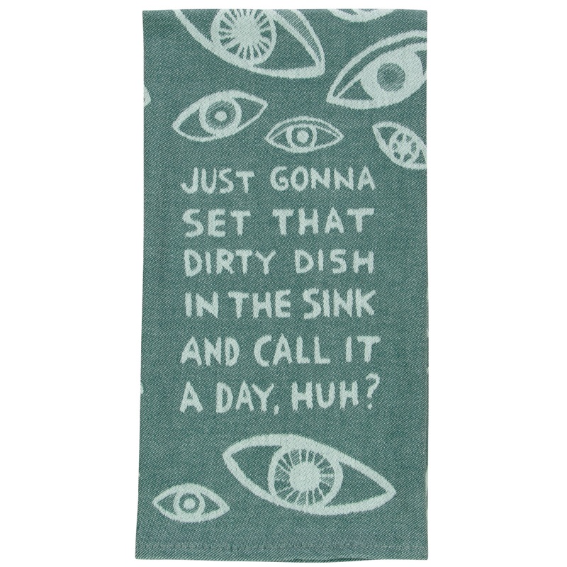 Gonna Set that Dirty Dish In the Sink? Dish Towel