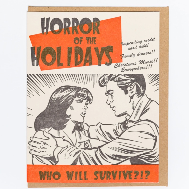Horror Holidays Greeting Card