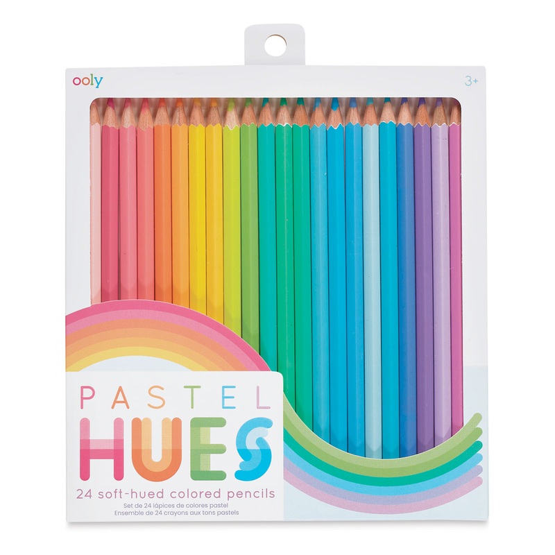Pastel Hues Colored Pencils – Set of 24