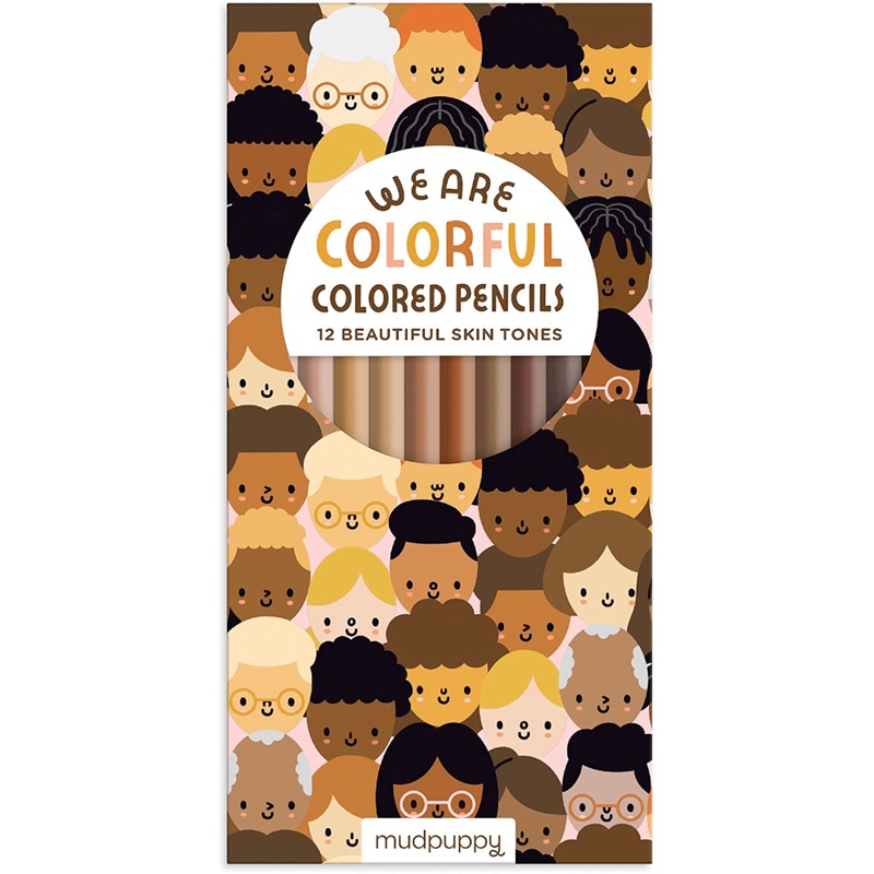 We Are Colorful Skin Tone Colored Pencils