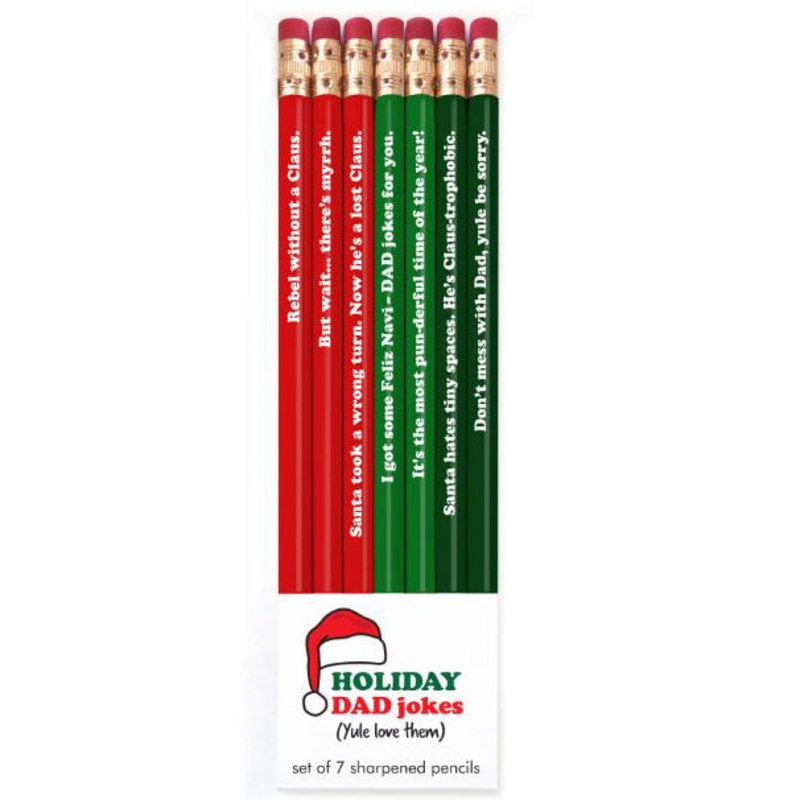 Holiday Dad Jokes Pencil Set