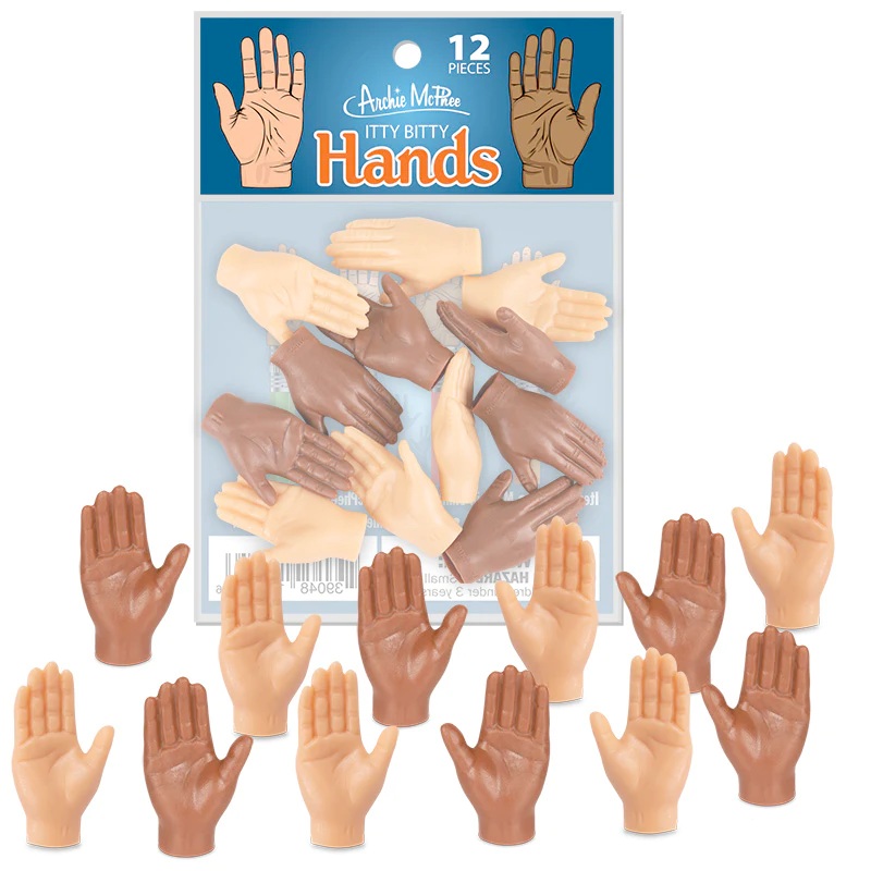 Itty Bitty Hands – set of 12