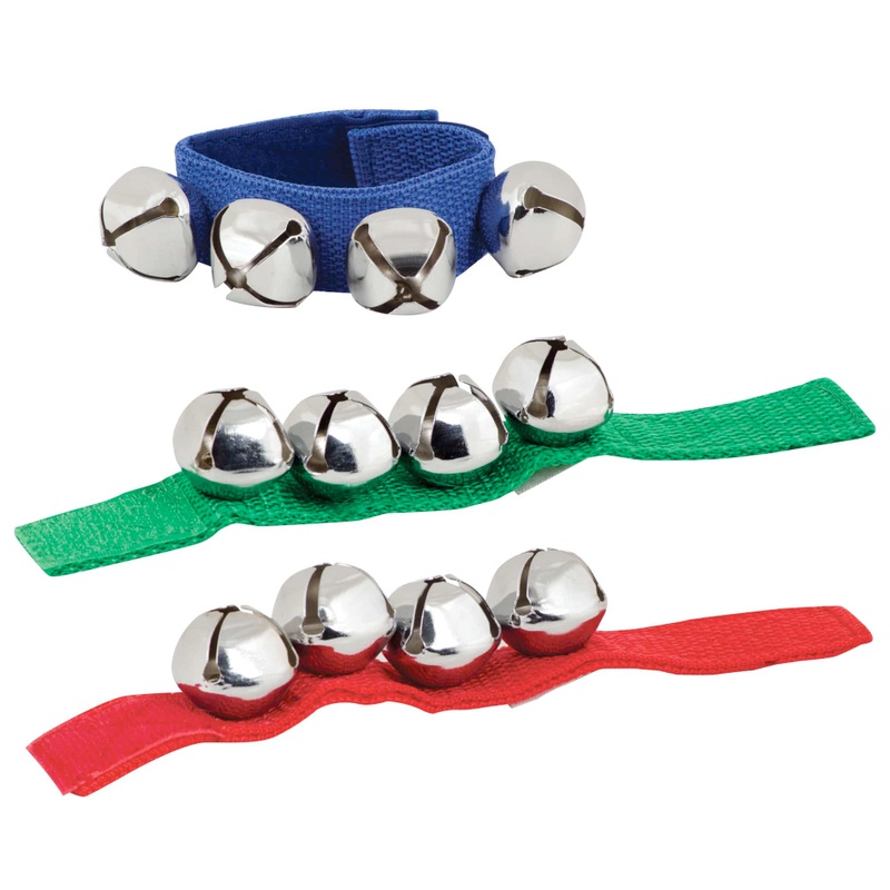 Jingle Hand Bells w/ Velcro – one random color