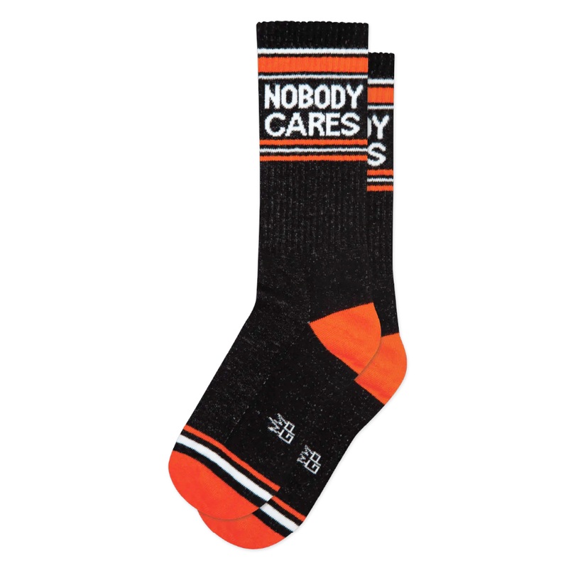 Nobody Cares Gym Socks