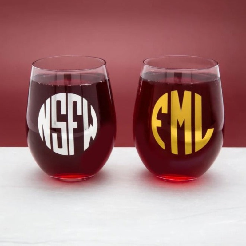 NSFW and FML Wine Glass Set-
