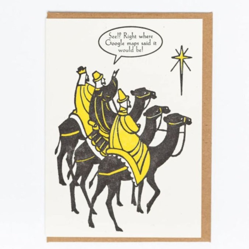 Wise Men Greeting Card