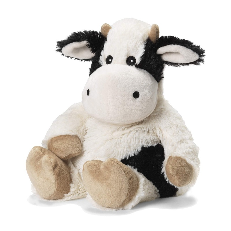Black & White Cow Warmies – heats up in the microwave