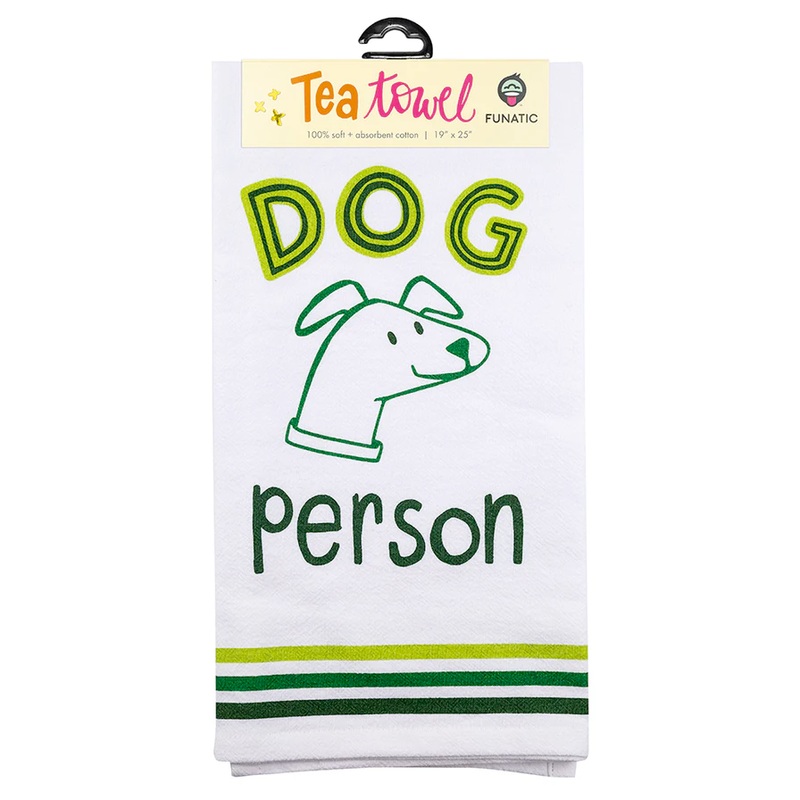 Dog Person Kitchen Tea Towel