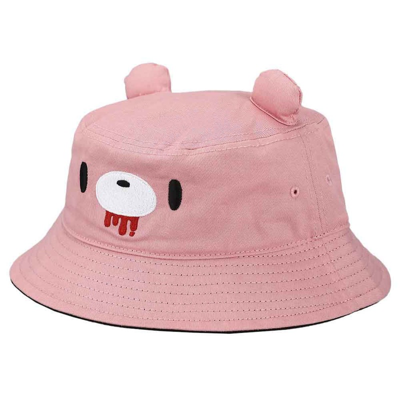 Gloomy Bear Bucket Hat with 3D Ears