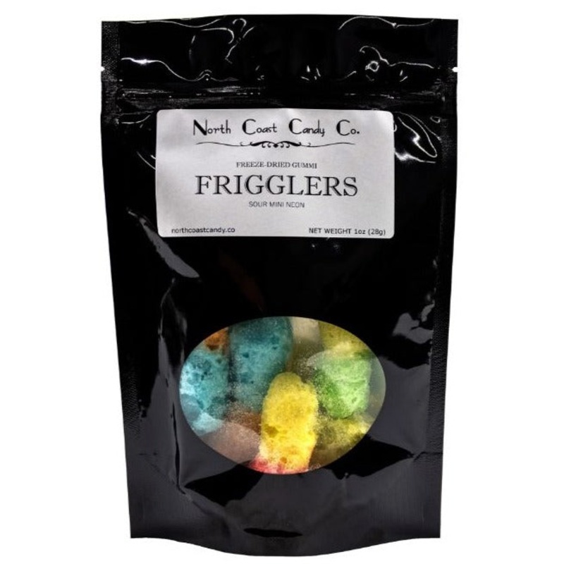 Sour Mini Neon Frigglers (Freeze-Dried Albanese mini Neon Gummi Worms)