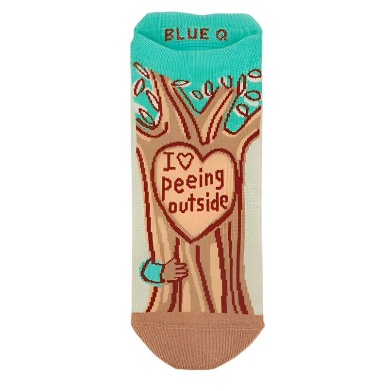 I   Peeing Outside Sneaker Socks