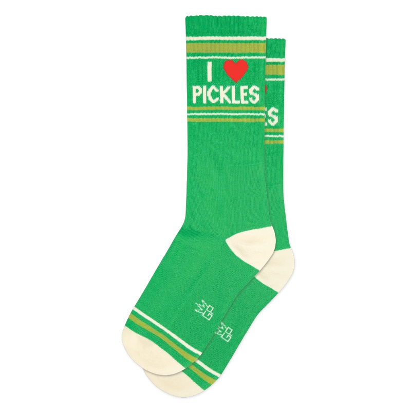 I  Pickles Gym Crew Socks