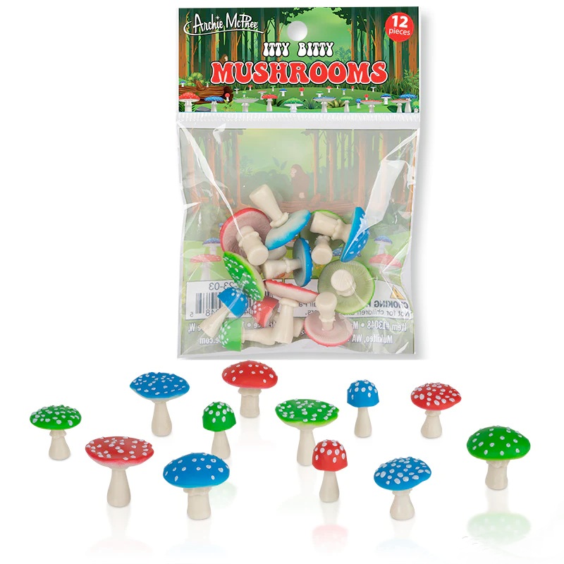 Itty Bitty Mushrooms – 12pcs
