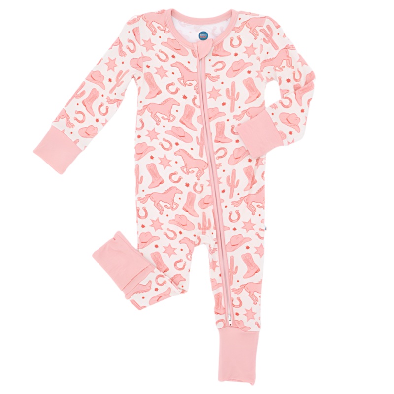 Bamboo One Piece Zip Pajama – Dixie Cowgirl