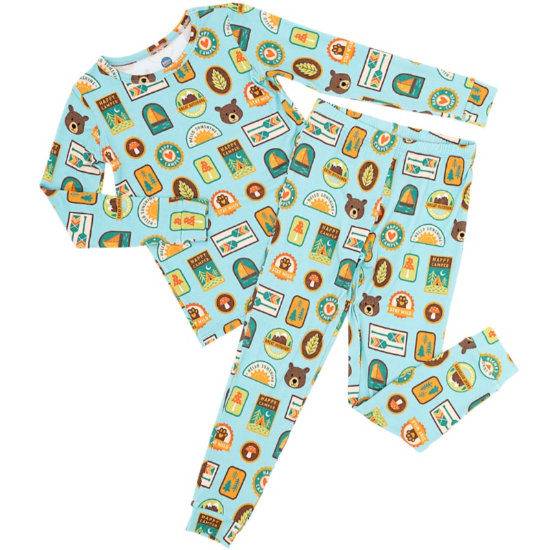 Bamboo Pajama Set – Let’s Explore Nature Badges