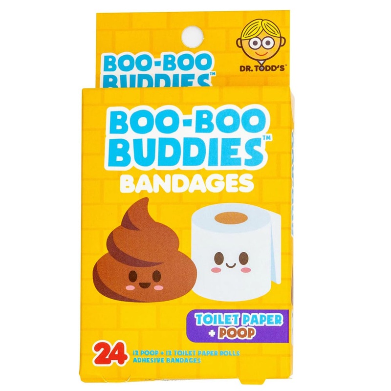 Boo Boo Buddies Bandages – Toilet Paper + Poop